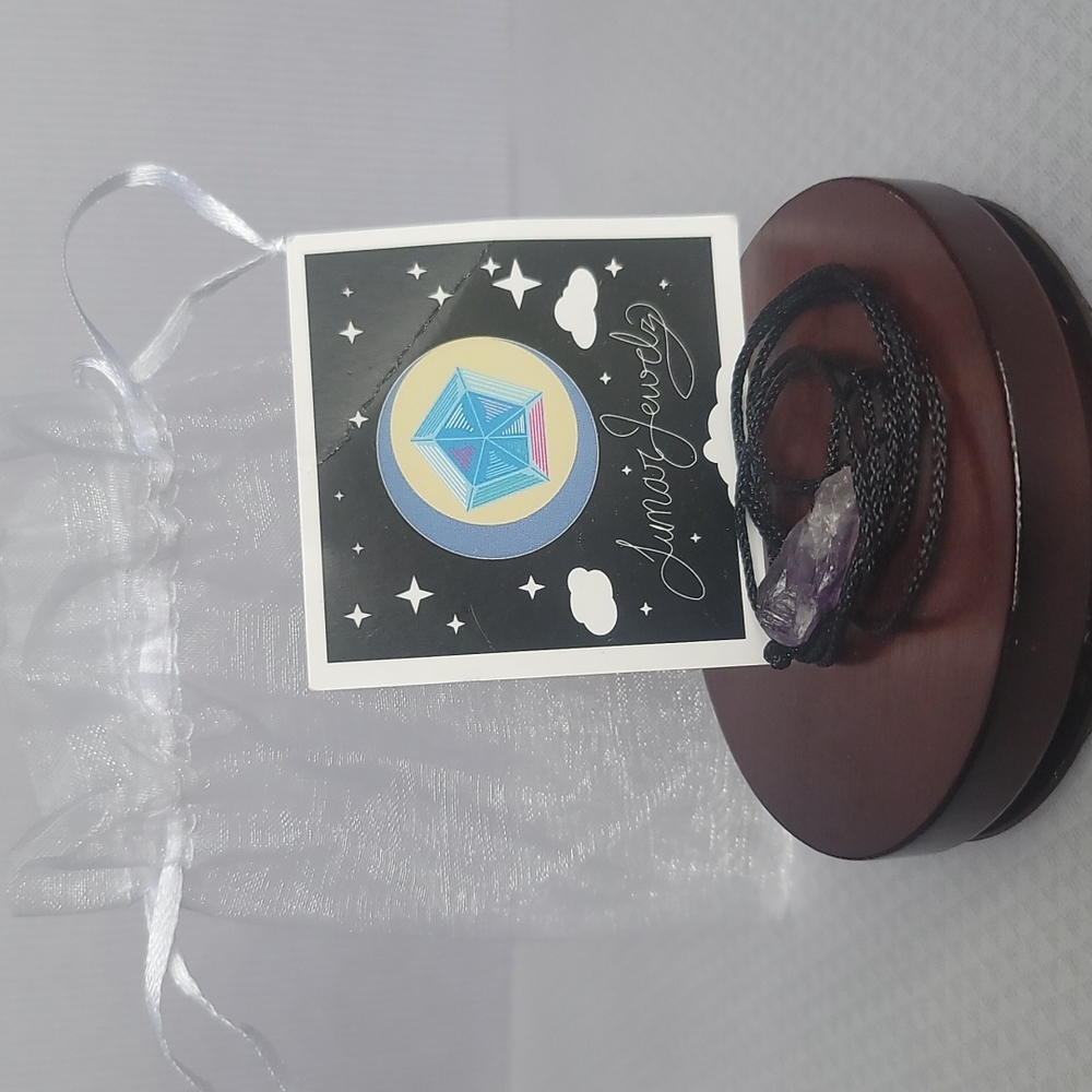 Lunar Jewelz Purple Stone Necklace